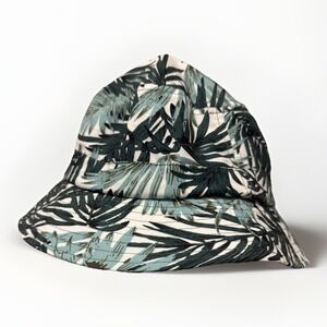 Cappelli Tropical Leaves Bucket Hat Fashion Sun Cap Outdoor Hat Unisex